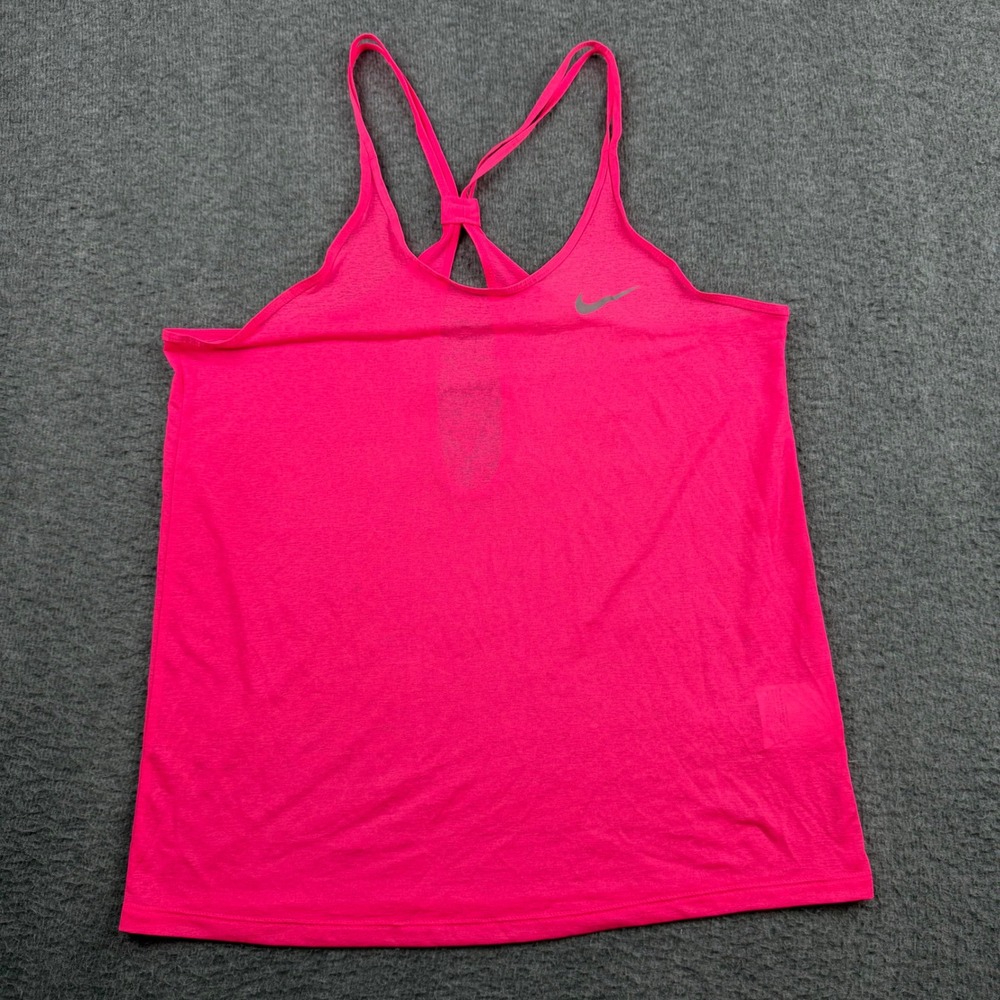 Nike Dri-FIT‎ Women's S Small Pink Racerback Training Tank Top 894522-639